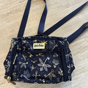 Harry Potter Flying Keys- Ju-Ju-Be Mini BFF Bag in Navy and Gold